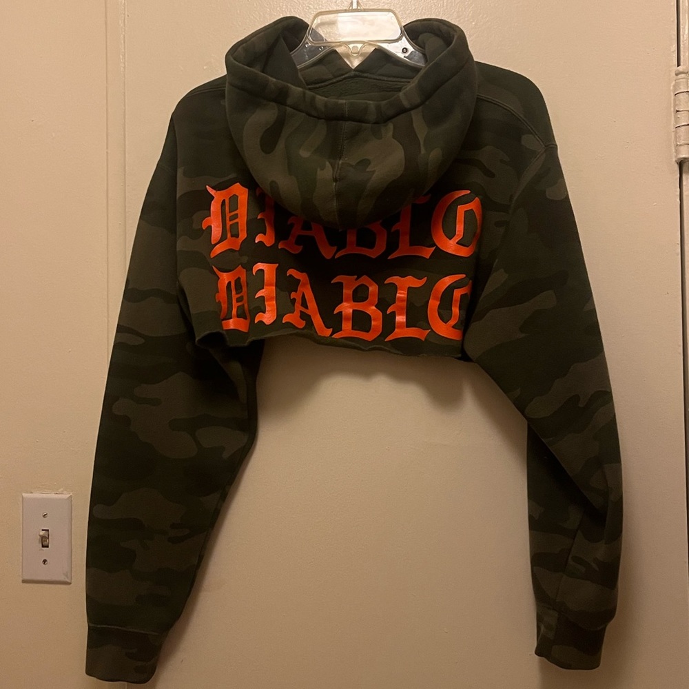 Diablo Cropped Hoodie